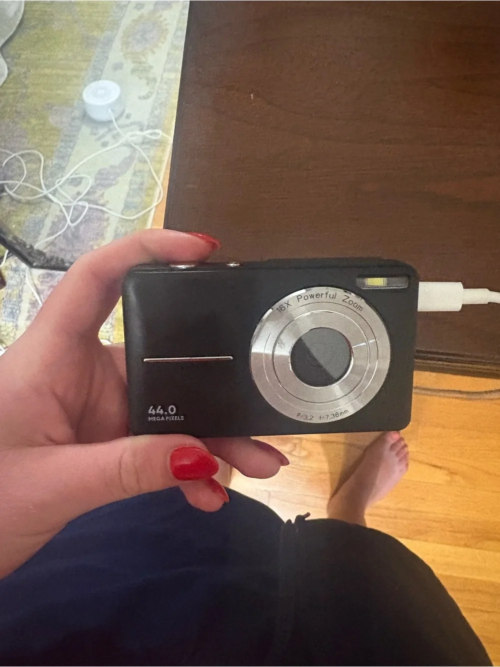 Compact Black Digital Camera - 44.0MP